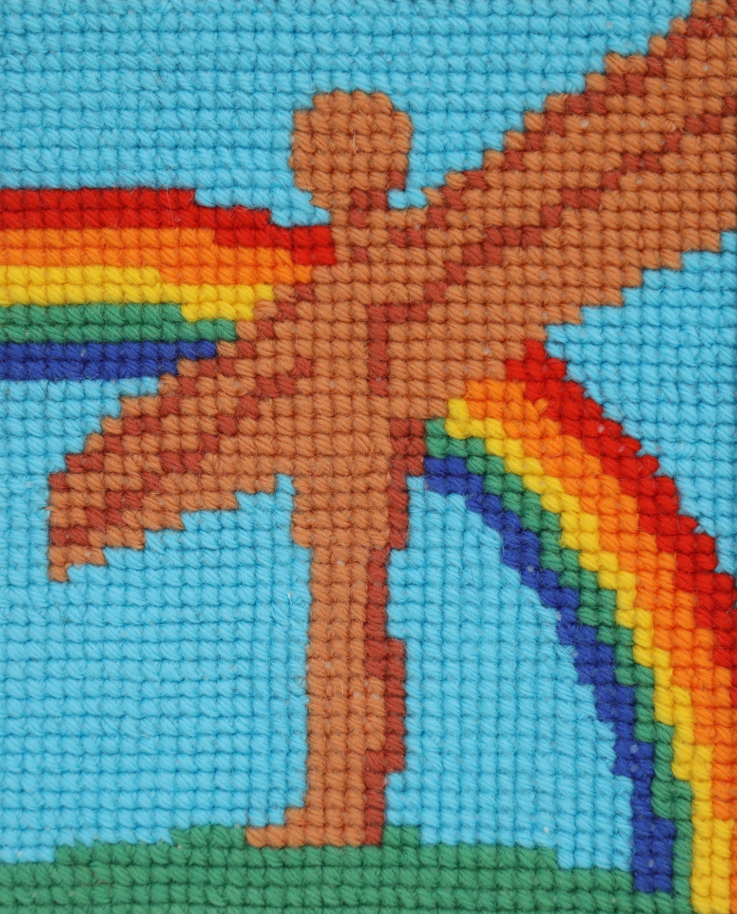 Angel of the North wool cross stitch kit - For The Love Of The North
