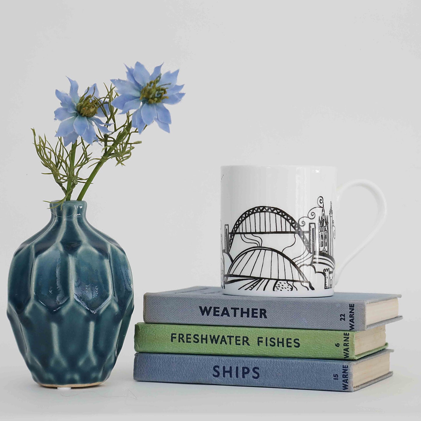 Celebrating Newcastle china mug - For The Love Of The North