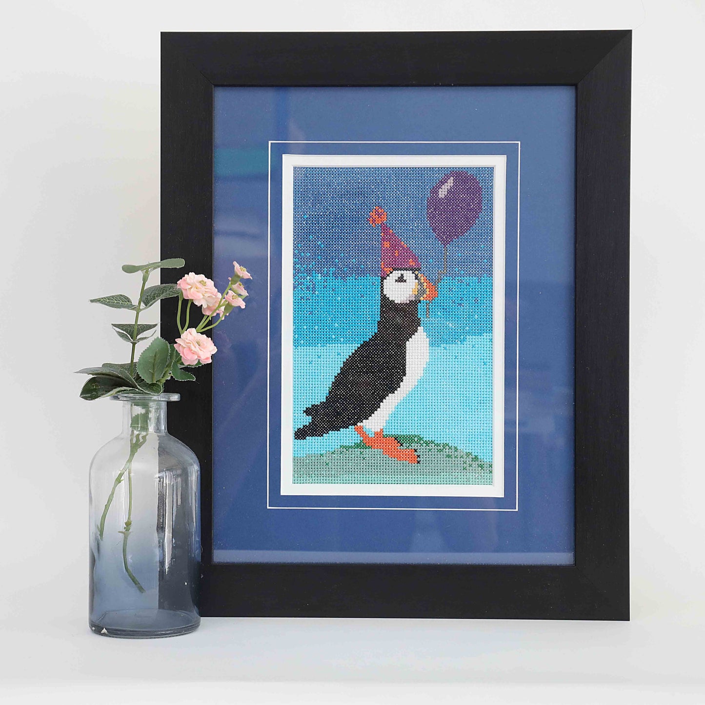 Puffin Cross Stitch Kit - For The Love Of The North
