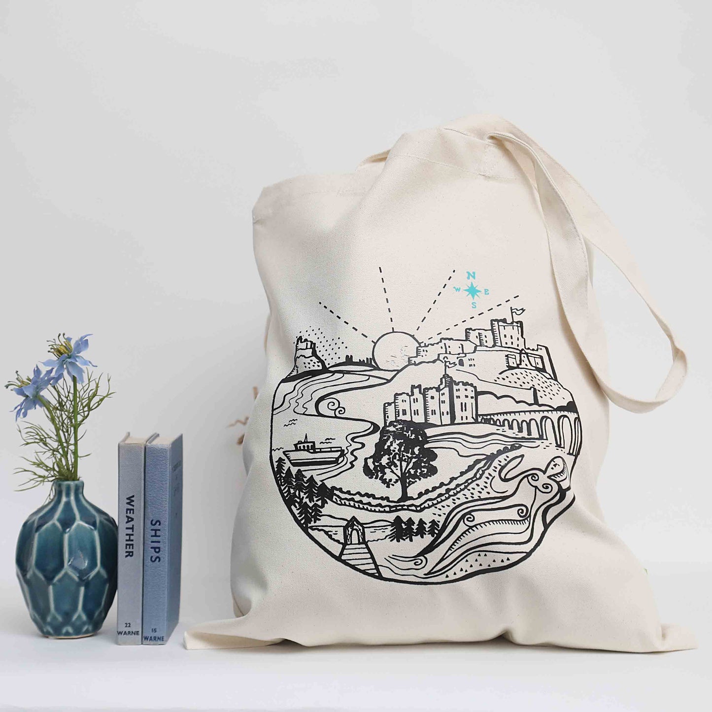 Celebrating Northumberland Eco Tote Bag - For The Love Of The North