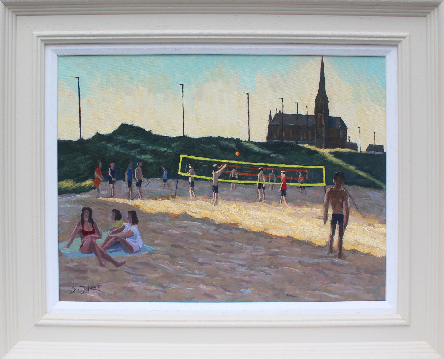 Volleyball and St George's, 12 x 16 2023 - For The Love Of The North