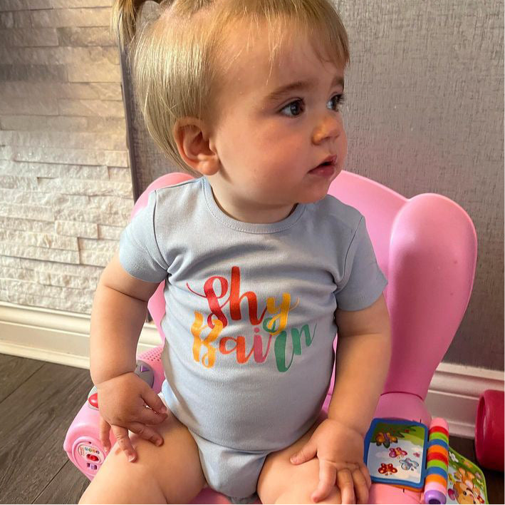 Shy Bairn Cotton Babygrow - For The Love Of The North