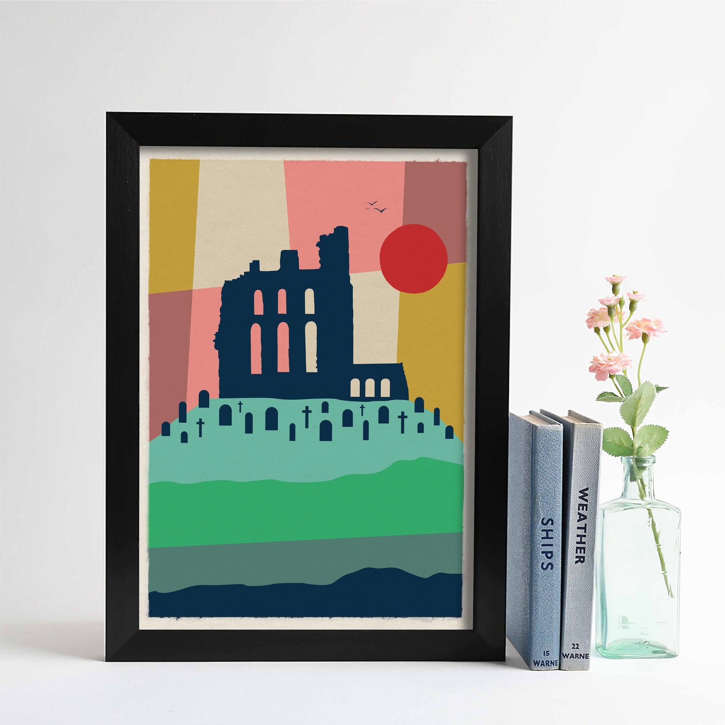 Tynemouth Priory unframed print - For The Love Of The North
