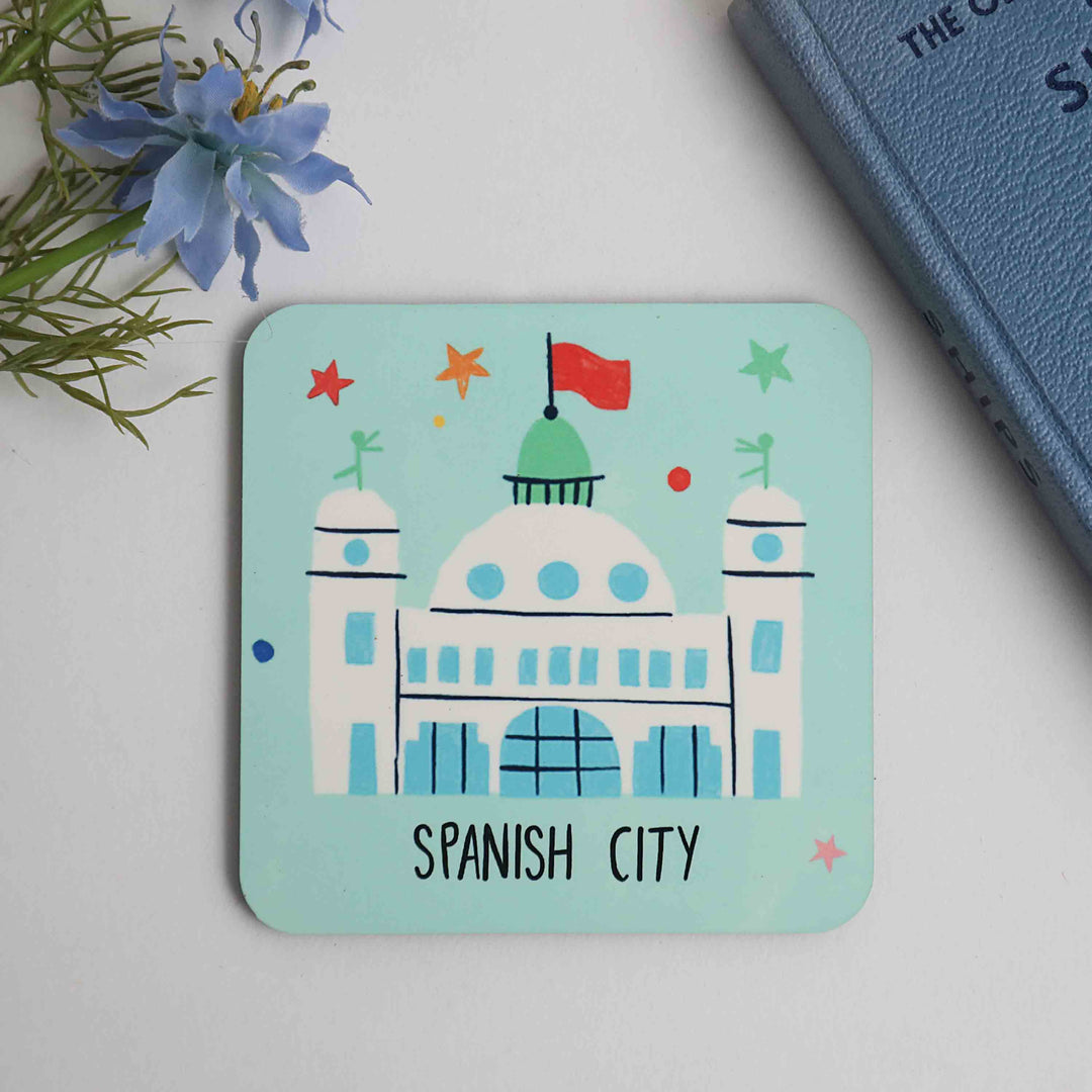 Colourful Spanish City Coaster
