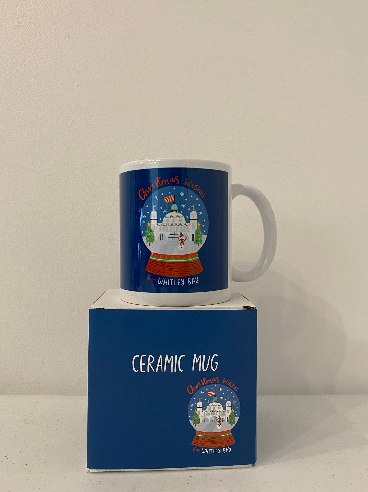 Christmas Wishes from Whitley Bay Ceramic Mug