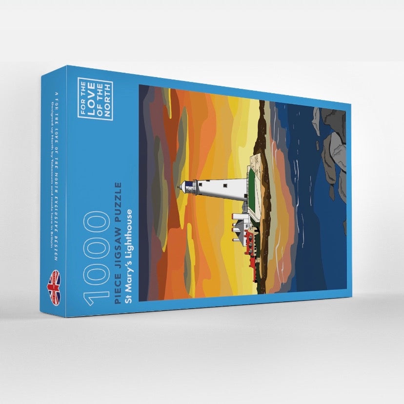 St Mary's Lighthouse 1000 piece jigsaw - For The Love Of The North