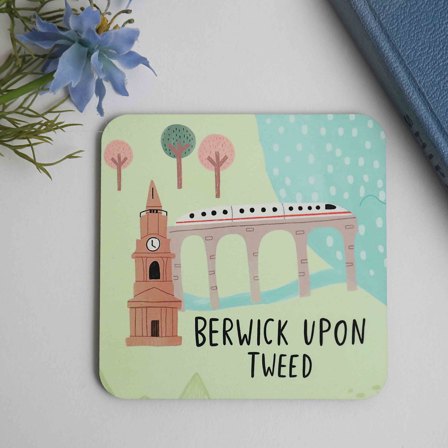 Northumbria Map coasters - For The Love Of The North