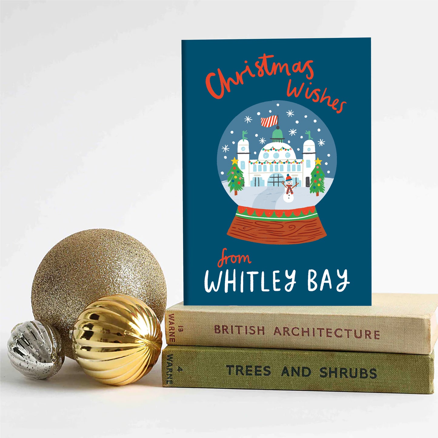 Christmas Wishes from Whitley Bay card - For The Love Of The North