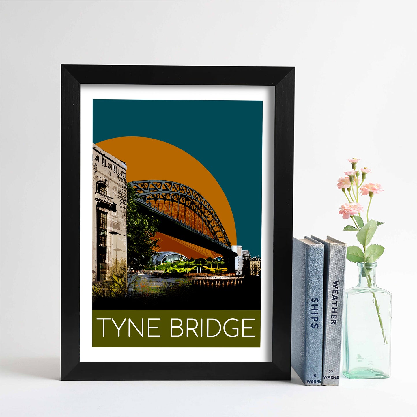 Tyne Bridge unframed print - For The Love Of The North