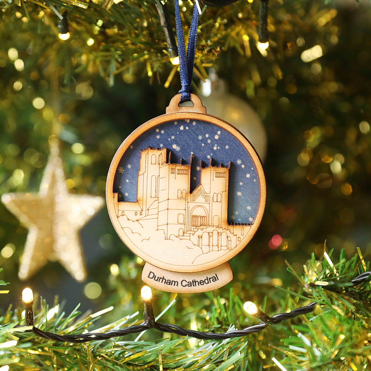 Durham Cathedral Snow Globe Decoration - For The Love Of The North