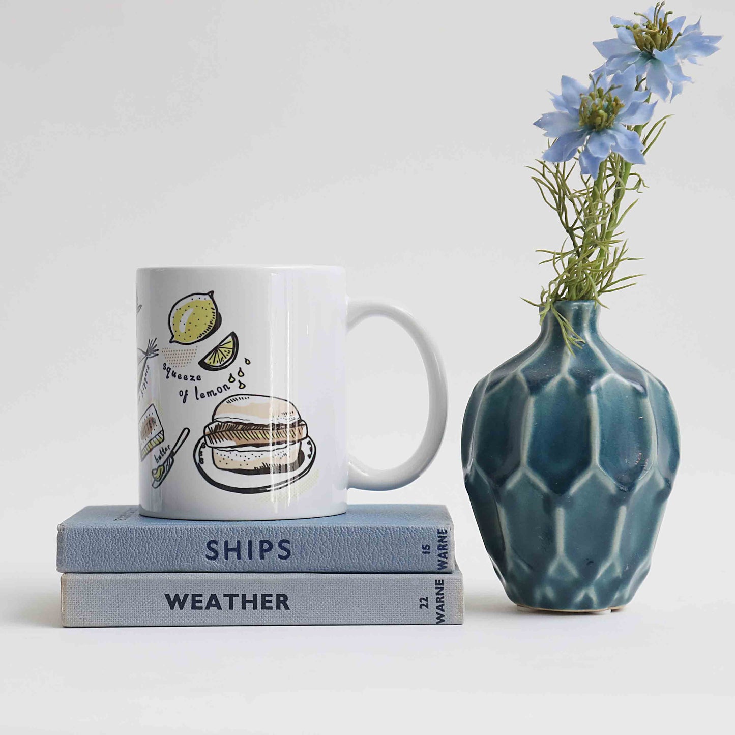 Craster Kipper Sandwich Ceramic Mug - For The Love Of The North