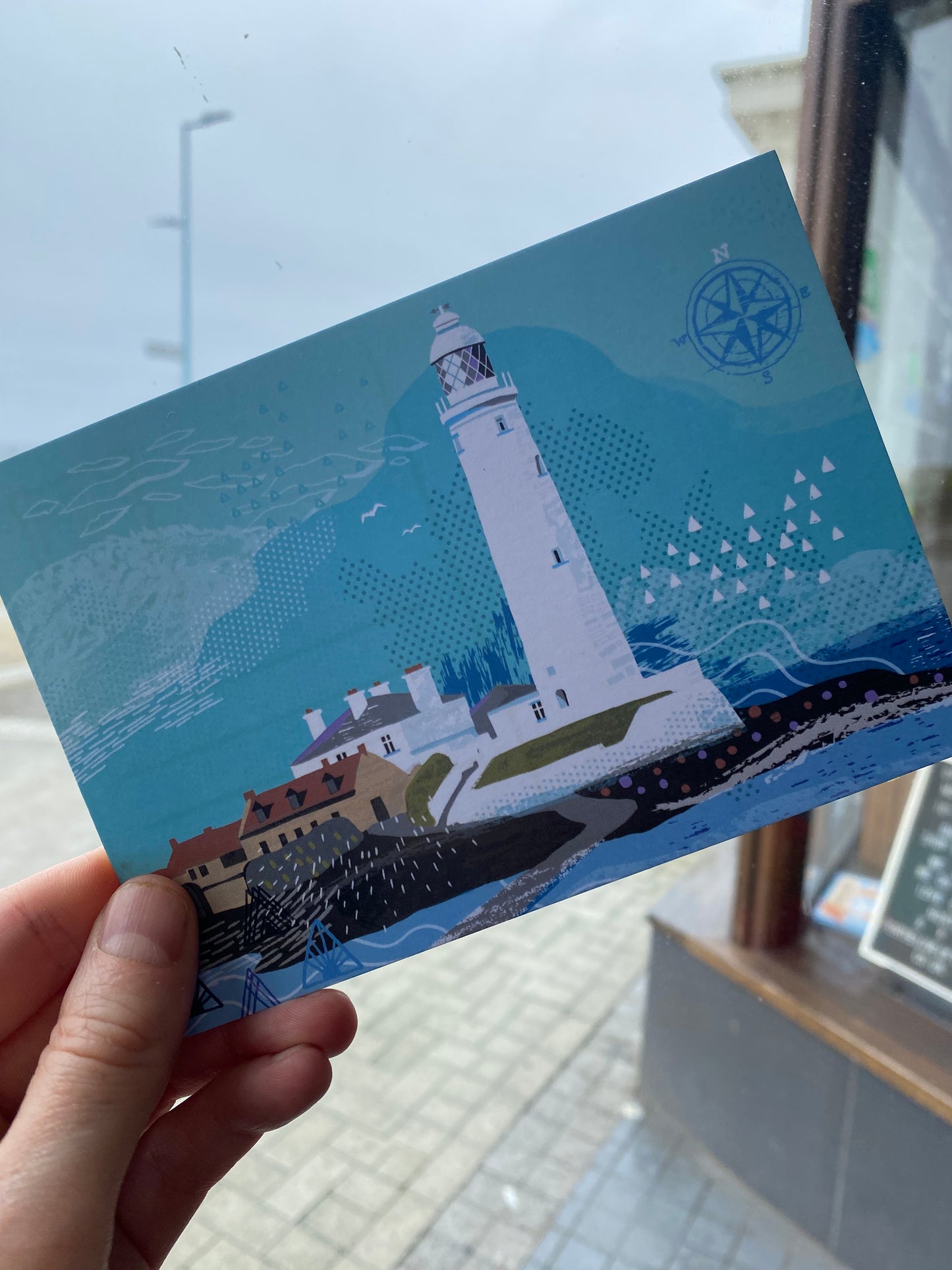 St Mary’s Lighthouse & Causeway Postcard - For The Love Of The North
