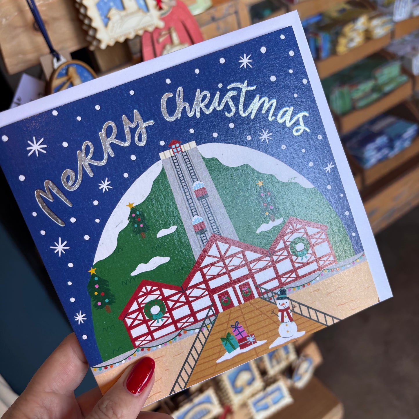 Merry Christmas from Saltburn by the Sea card