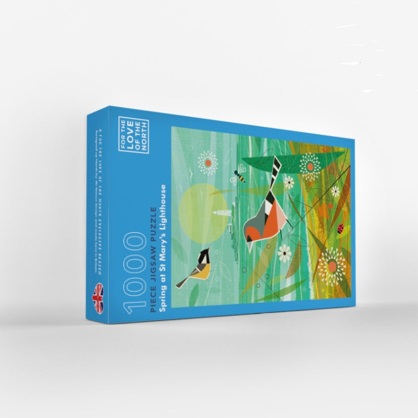 Spring at St Mary’s Lighthouse Jigsaw - For The Love Of The North