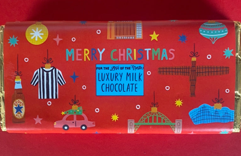 Milk Chocolate Christmas Bar - For The Love Of The North