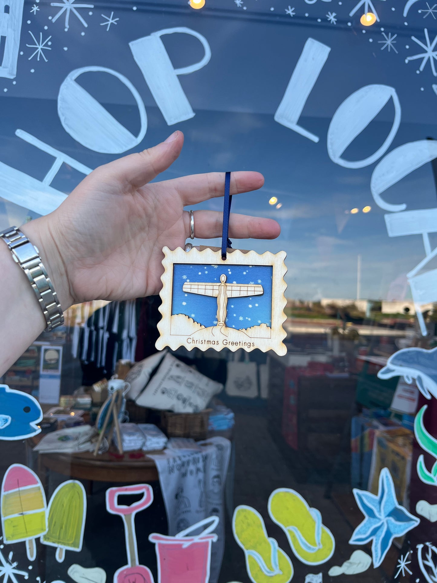 An Angel of the North Portrait Decoration