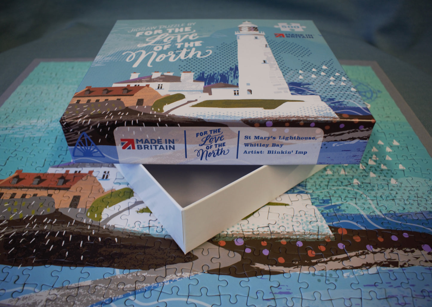 PRE-ORDER St Mary’s Lighthouse, Whitley Bay 1000 piece jigsaw
