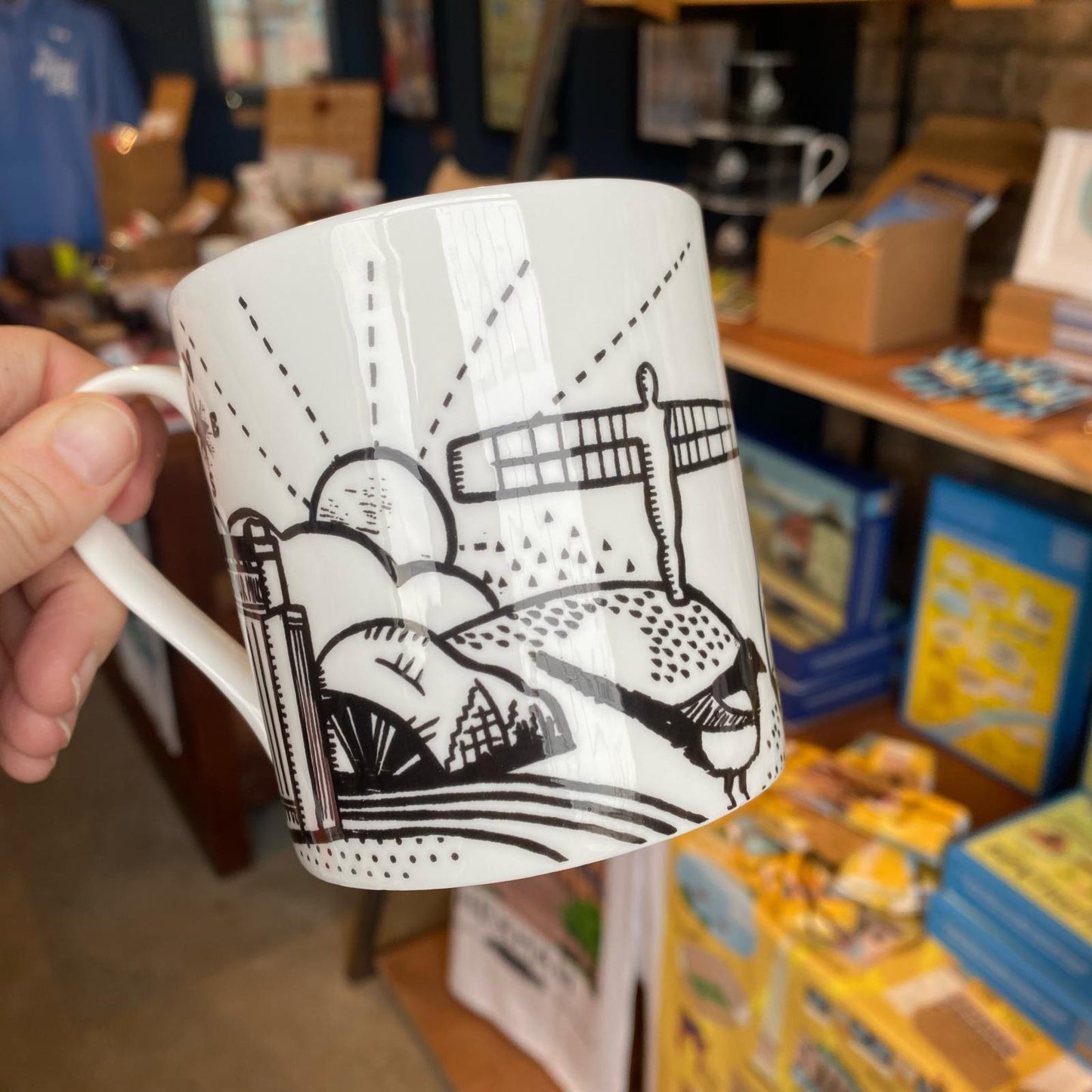 Celebrating Newcastle china mug - For The Love Of The North