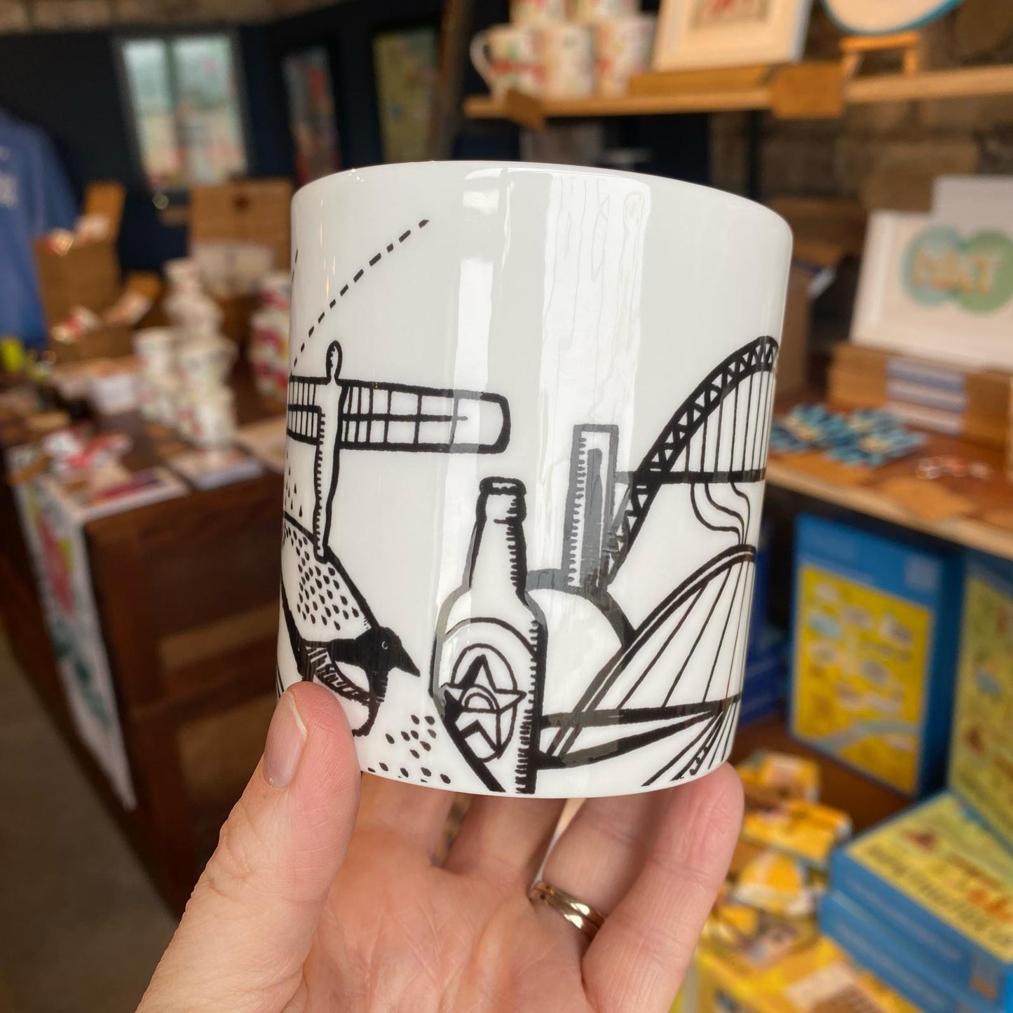 Celebrating Newcastle china mug - For The Love Of The North