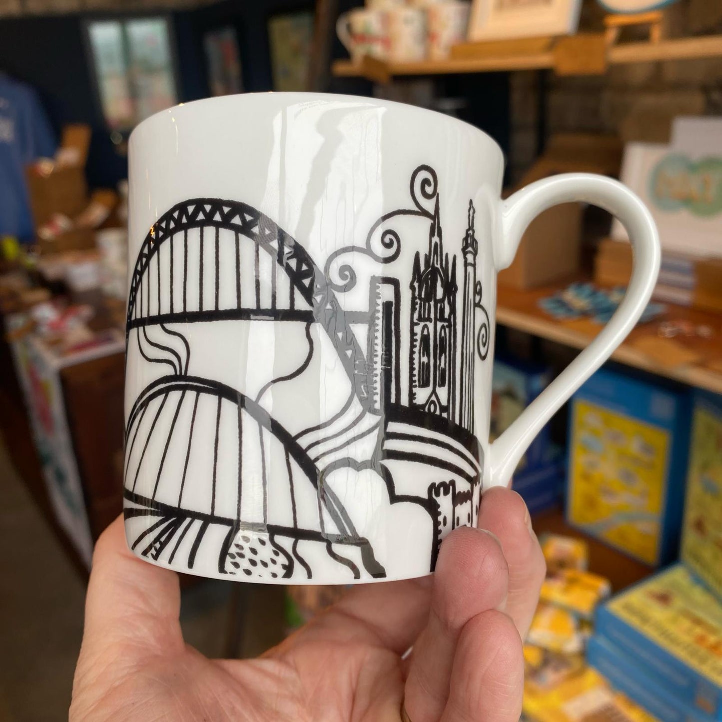 Celebrating Newcastle china mug - For The Love Of The North