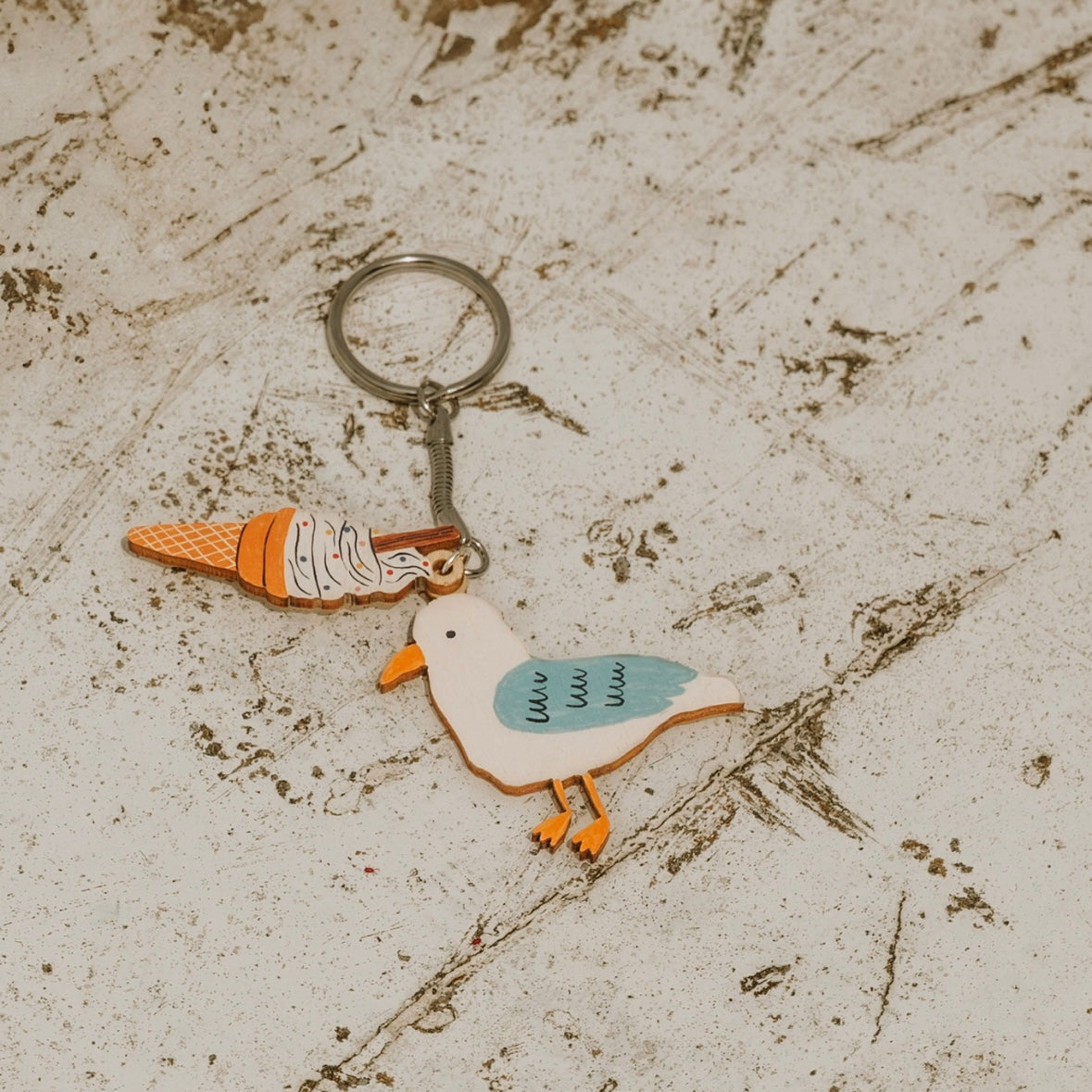 Seaside Keyring - For The Love Of The North