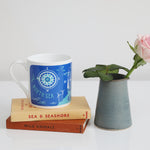 Load image into Gallery viewer, Mouth of the Tyne, South Shields to Whitley Bay via Tynemouth bone china mug
