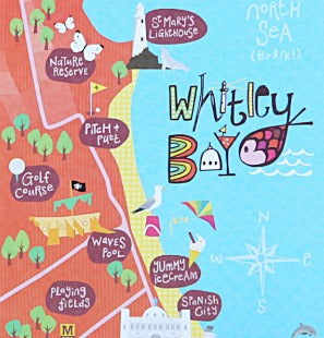 Whitley Bay postcard