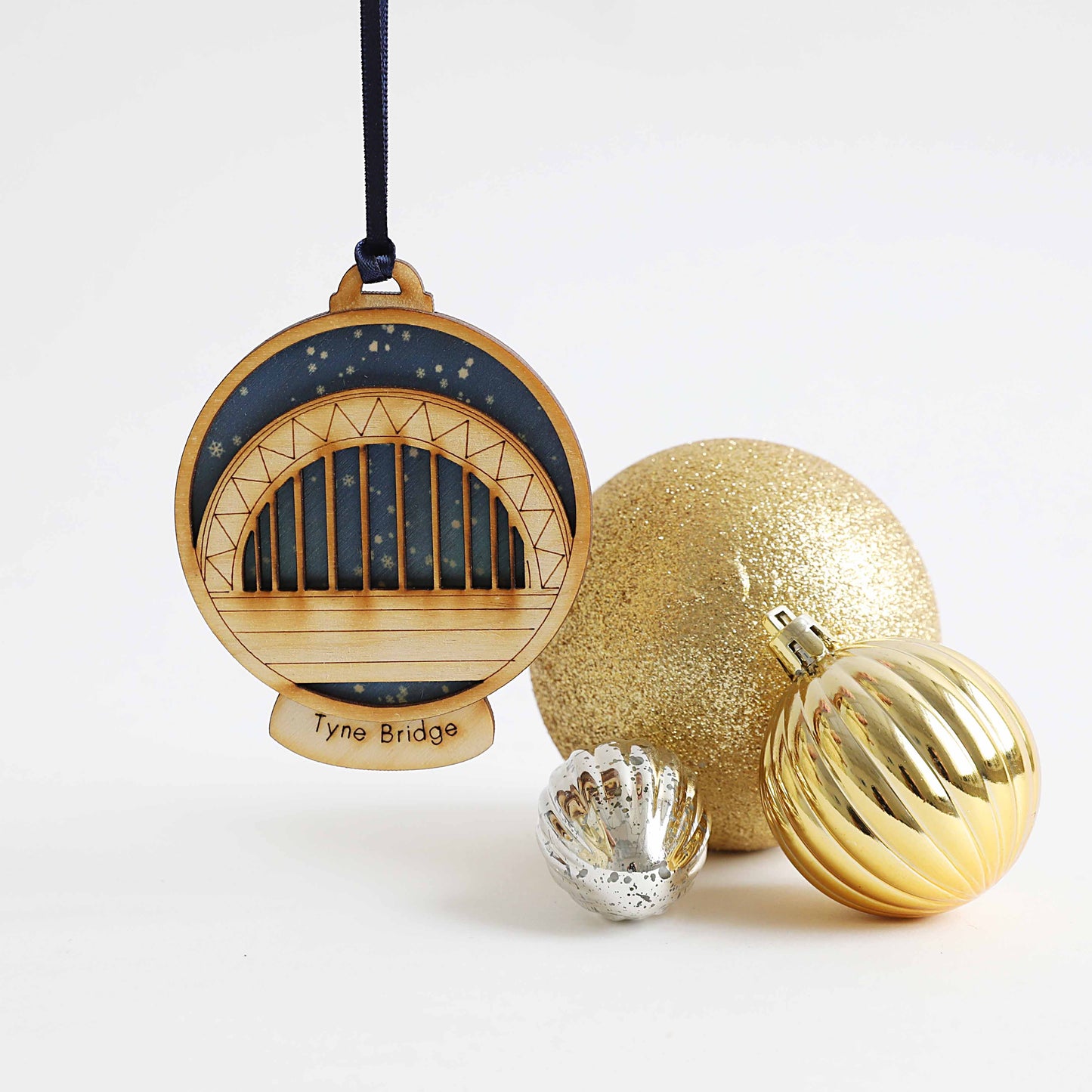 Tyne Bridge Snow Globe Decoration - For The Love Of The North