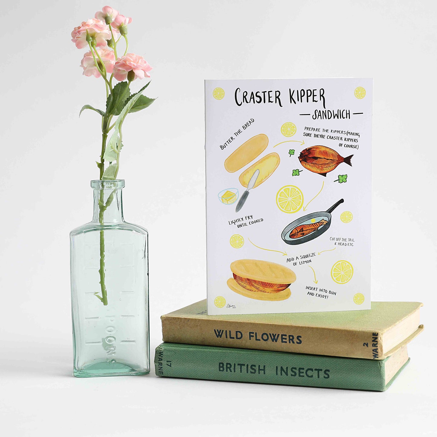 Craster Kipper Sandwich card - For The Love Of The North