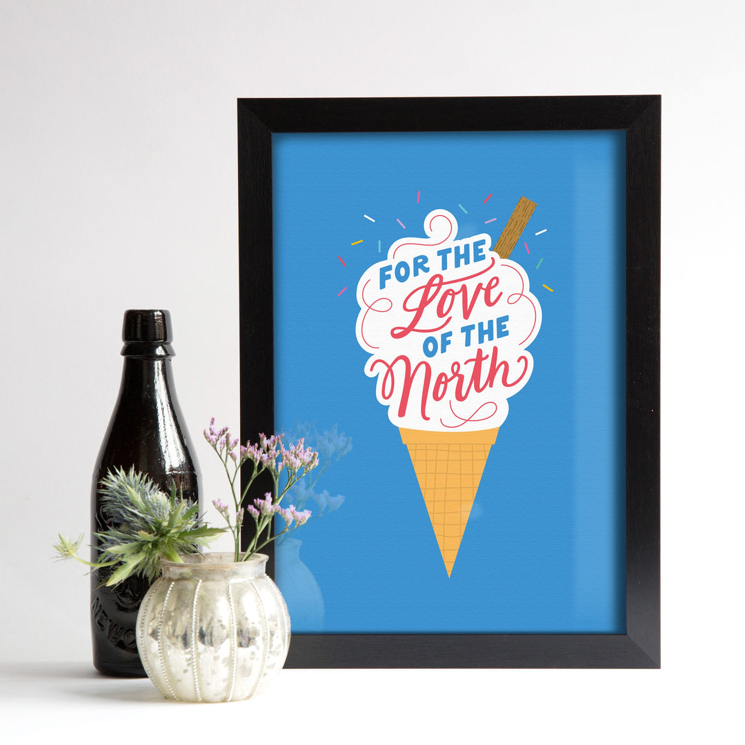 FTLOTN Ice Cream A4 Print