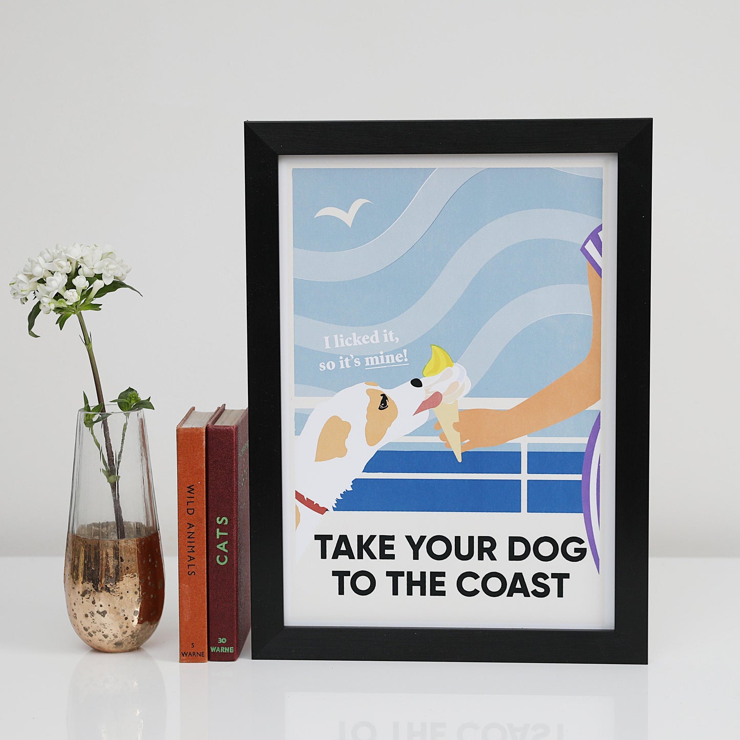 Take Your Dog To The Coast Print - For The Love Of The North