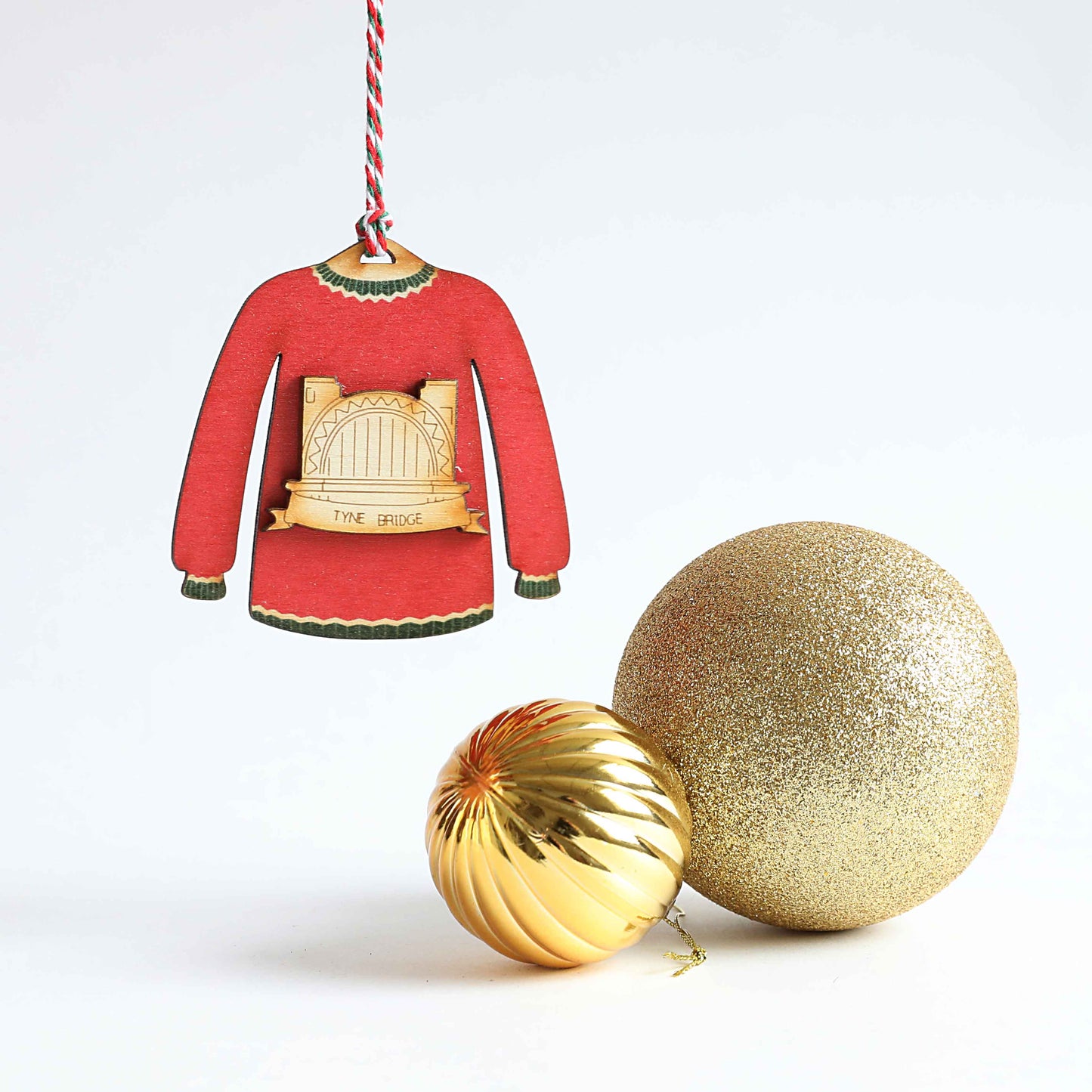 Tyne Bridge Christmas Jumper Decoration - For The Love Of The North