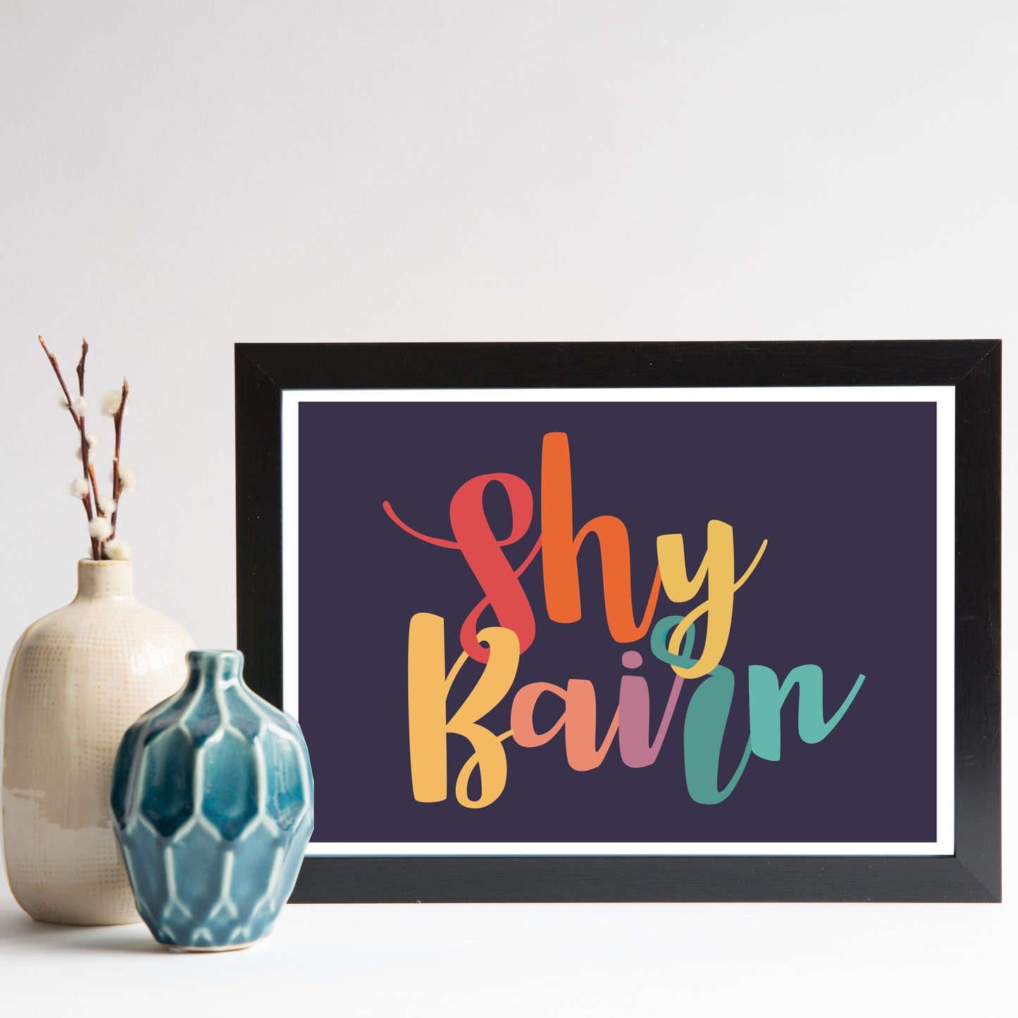 Shy Bairn Print - For The Love Of The North