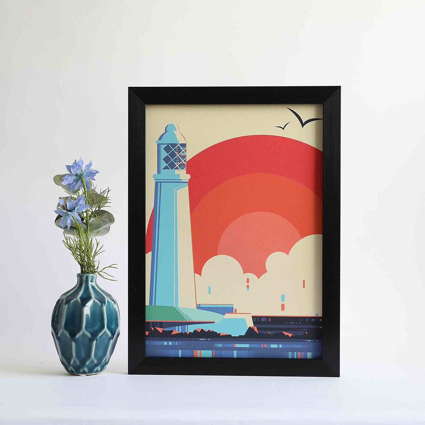 Sunrise over St Mary’s Lighthouse Print - For The Love Of The North