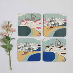 Load image into Gallery viewer, Coastal Coasters II - King Edward’s Bay, Tynemouth &amp; Cullercoats
