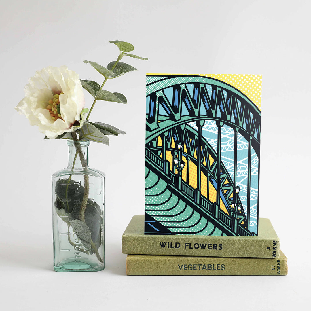 Tyne Bridge Pop Art card