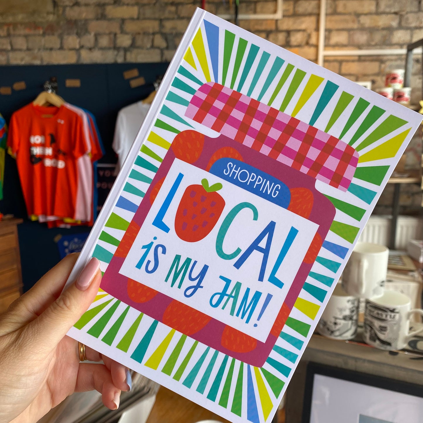 Shopping Local is my Jam A5 Notebook - For The Love Of The North