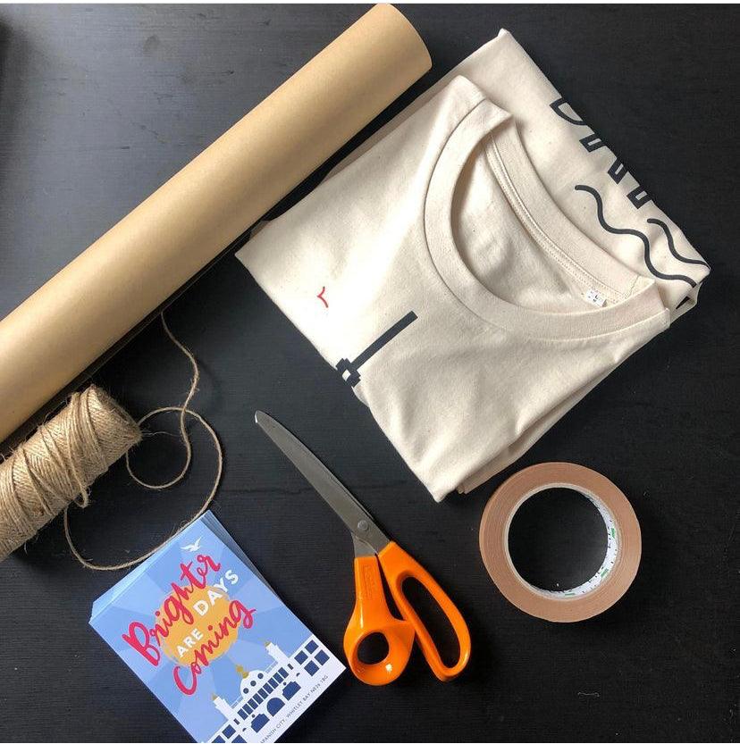 How we stay sustainable when we're wrapping your online orders - For The Love Of The North