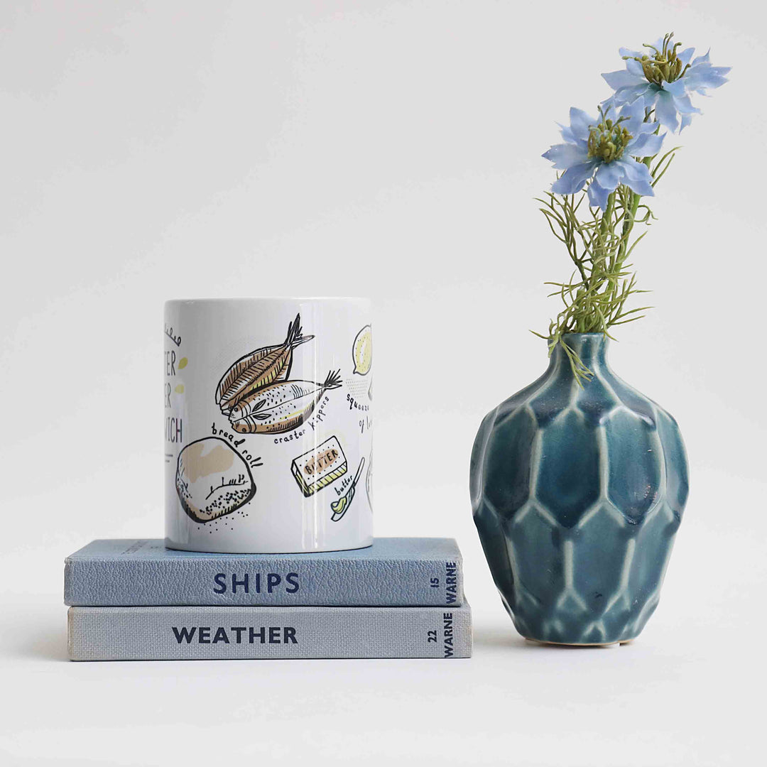 Craster Kipper Sandwich Ceramic Mug