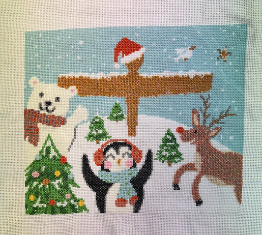 Angel of the North Christmas Cross Stitch Kit - For The Love Of The North