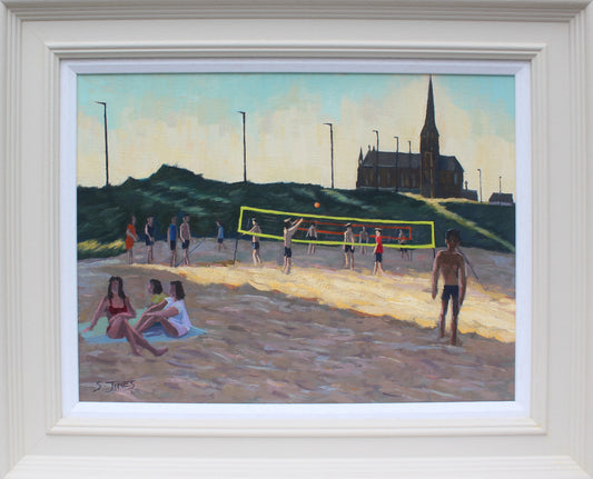 Volleyball and St George's, 12 x 16 2023 - For The Love Of The North