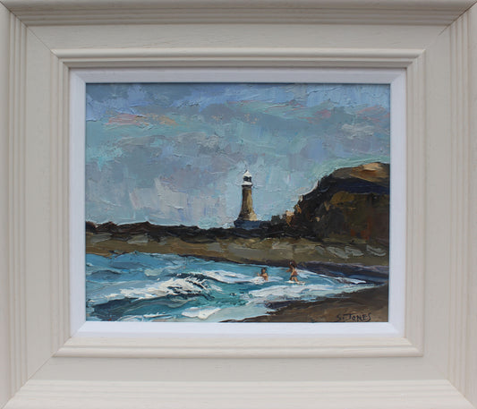 Tynemouth Lighthouse from Longsands 2024 - For The Love Of The North