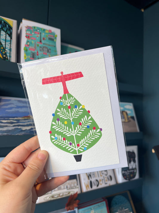 Angel Christmas Tree Card