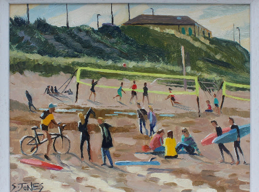 Getting ready for a surf Limited edition mounted giclee print - For The Love Of The North