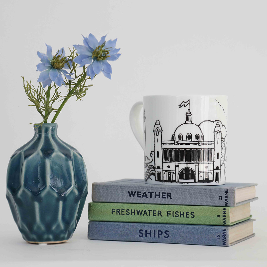 Celebrating Whitley Bay mug