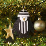 Load image into Gallery viewer, Geordie Penguin Christmas decoration