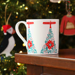 Load image into Gallery viewer, Angel of the North Christmas China Mug