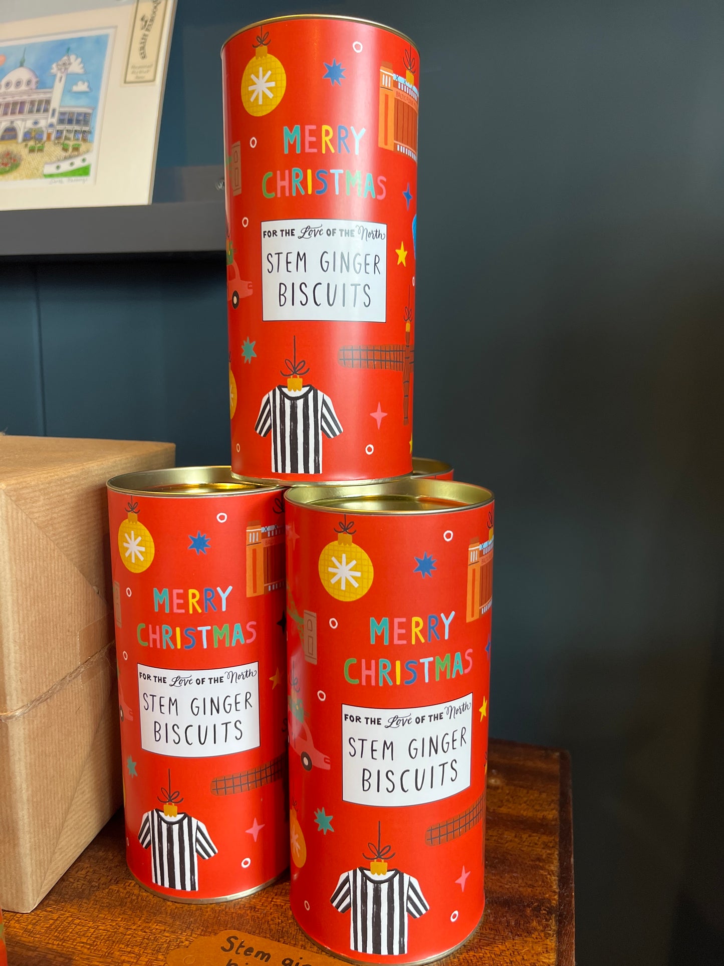 Stem ginger biscuits