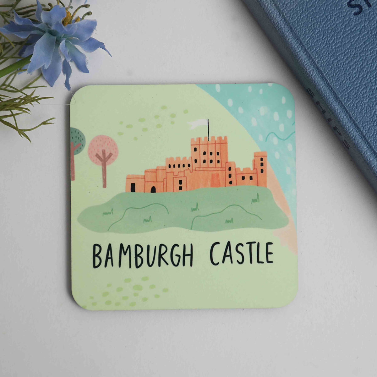 Bamburgh Castle coaster - For The Love Of The North