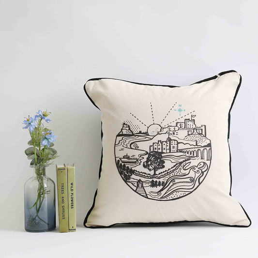 Celebrating Northumberland Cushion - For The Love Of The North